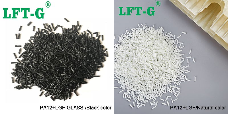 PA12 Long glass fiber black and white color customized